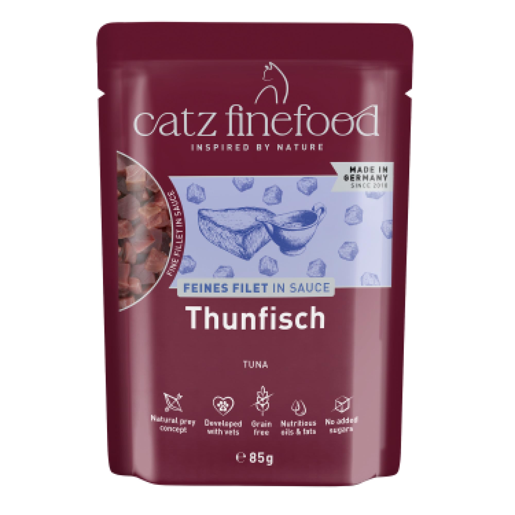 catz finefood Filets Nassfutter Mix Jelly 6x85g getreidefrei