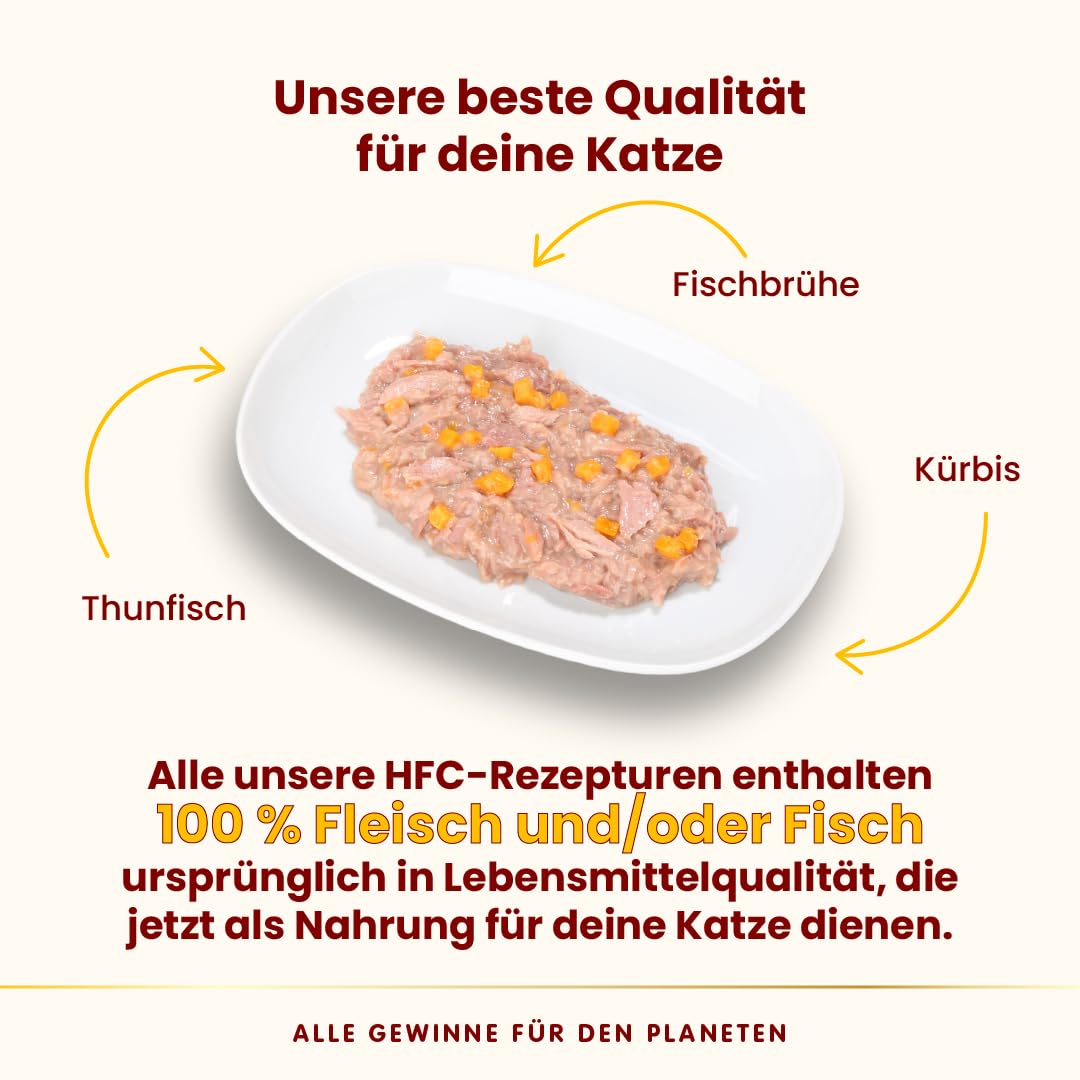 Almo Nature HFC Complete Nassfutter Thunfisch 24x70g Kürbis