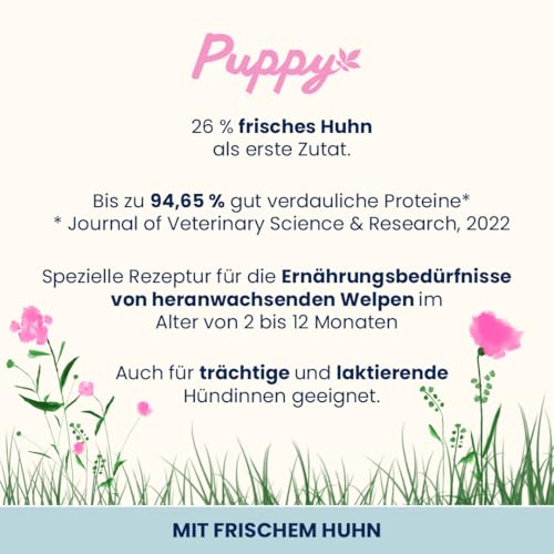 Almo Nature Puppy M-L Trockenfutter Huhn 12kg für Welpen
