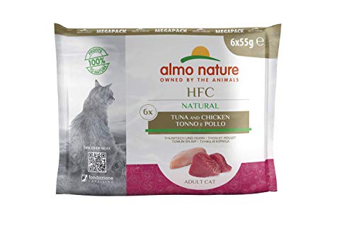 Almo Nature Classic Thunfisch Huhn Nassfutter 6x55g HFC