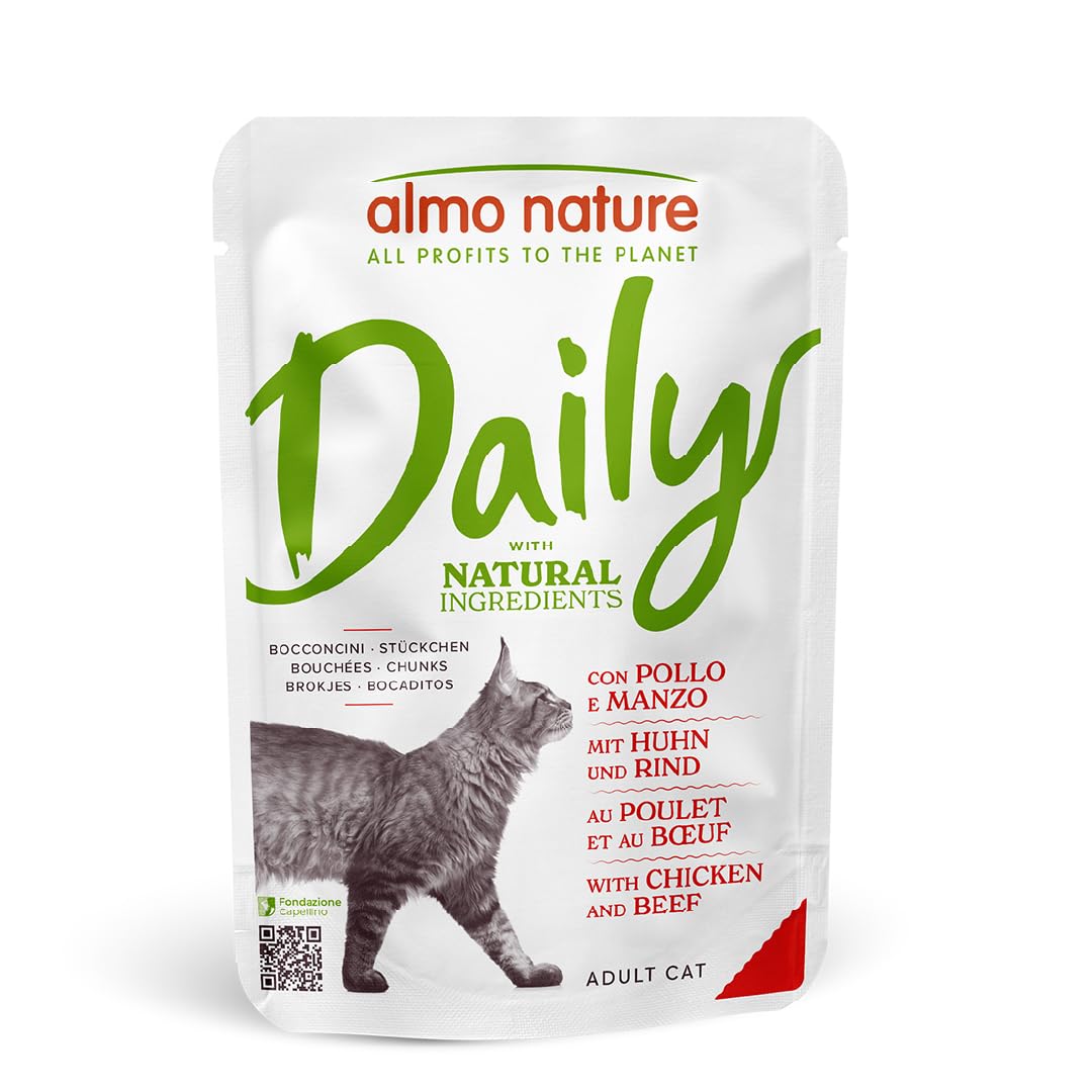 Almo Nature Daily Nassfutter Mousse Kaninchen 24x85g getreidefrei