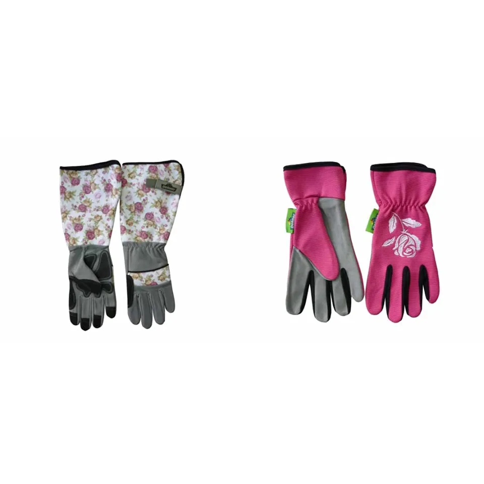 Dehner Rosenhandschuh Gartenhandschuh Set Gr. 8/M pink stichfest