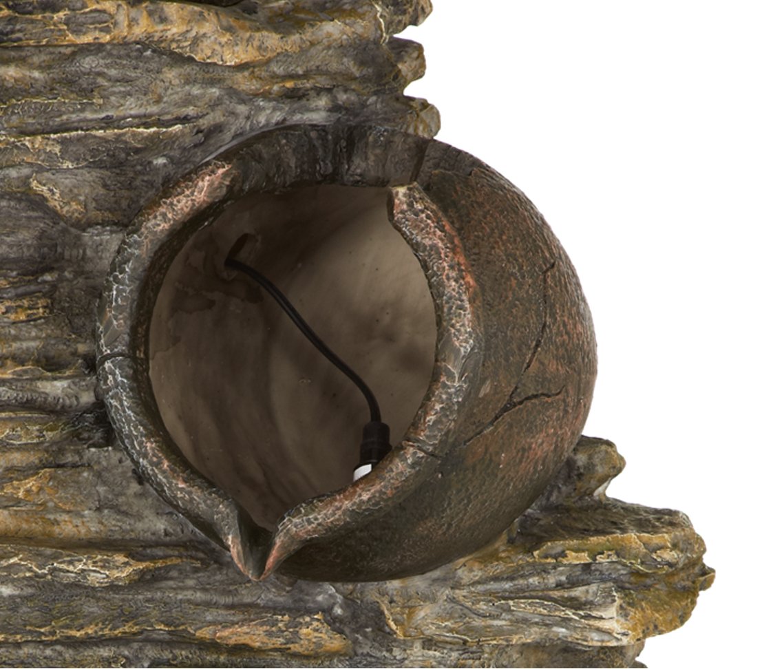 Dehner Gartencenter Krüge Gartenbrunnen LED 118cm Polyresin