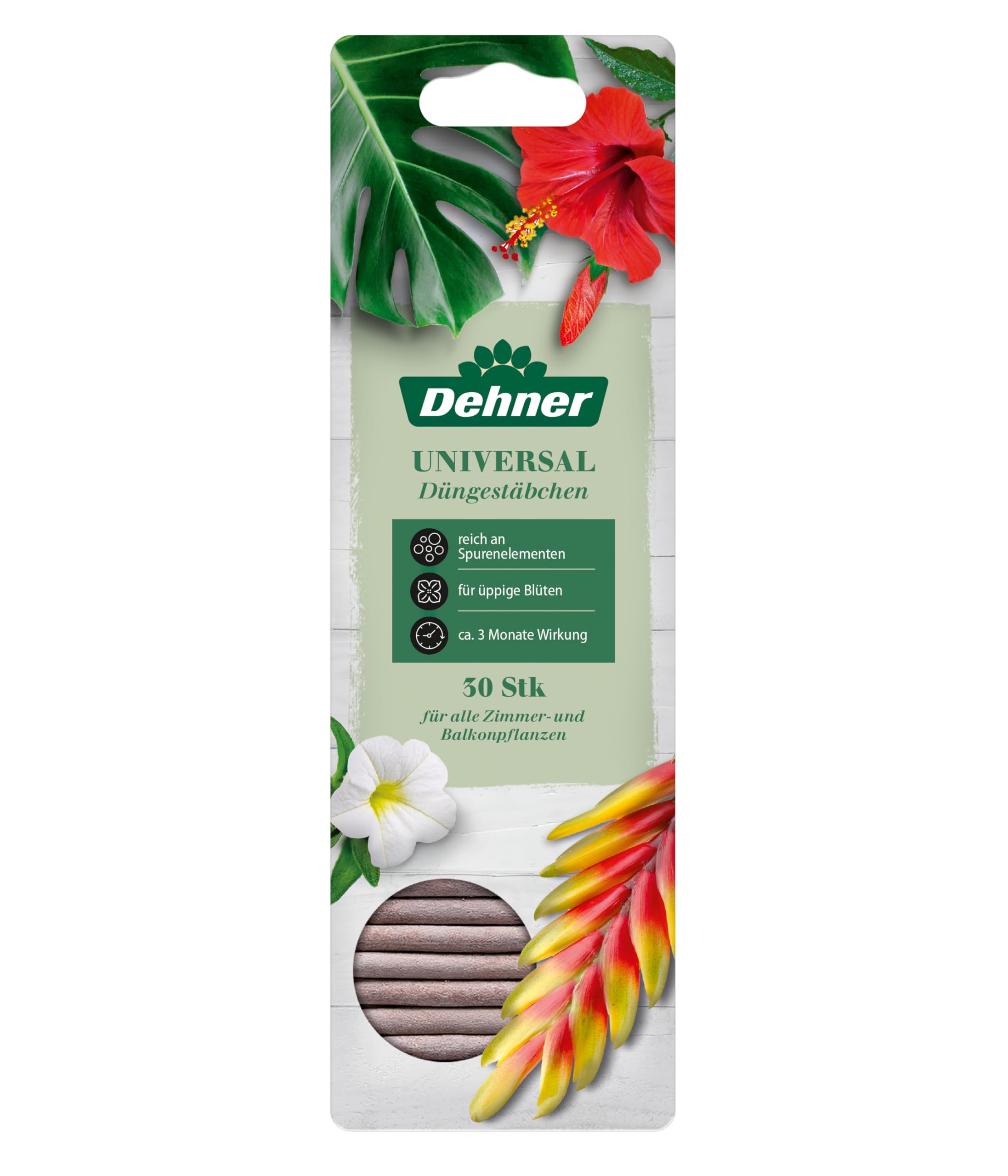 Dehner Düngestäbchen Universal NPK 120 Stück Langzeit