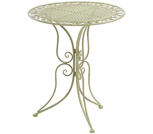 Dehner Provence Stylo Gartentisch Ø 60 cm Metall grün