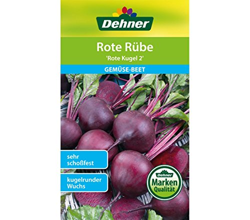 Dehner Rote Kugel 2 Rote Rübe Saatgut 5x4g ertragreich
