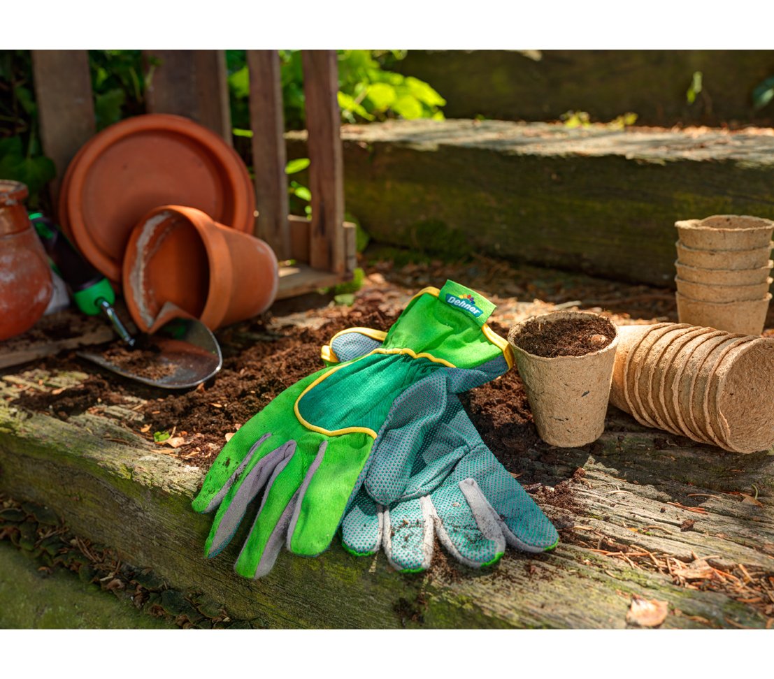 Dehner Gartenhandschuh grün Größe 8/M