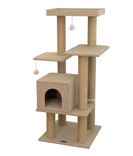 Dehner Lieblinge Nele Kratzbaum beige 122x50x50 cm Jute