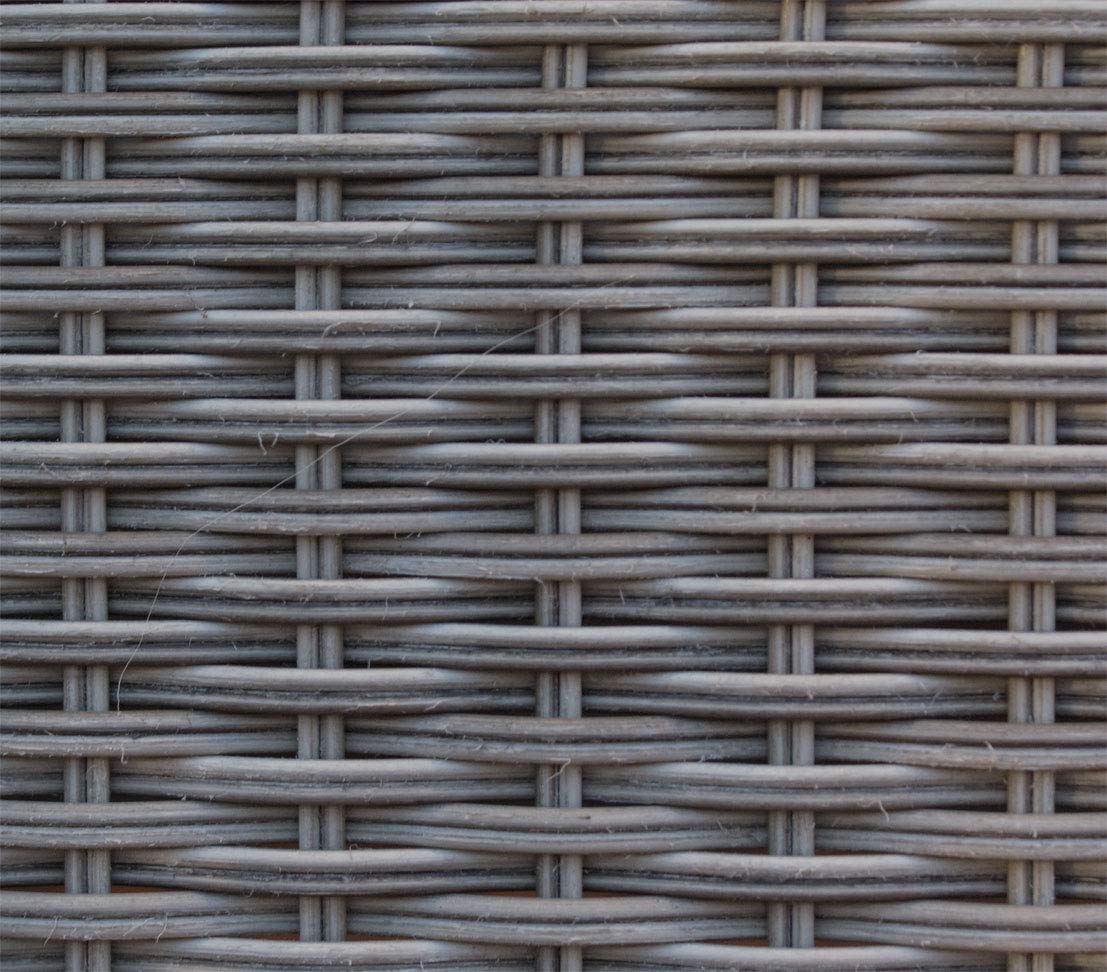Dehner Sizilia Geflechtlounge grau mit Polster Lounge