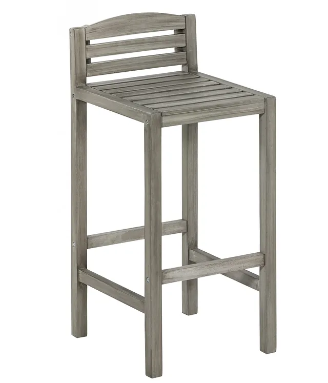 Dehner Southhampton Barhocker Akazienholz grau 93cm