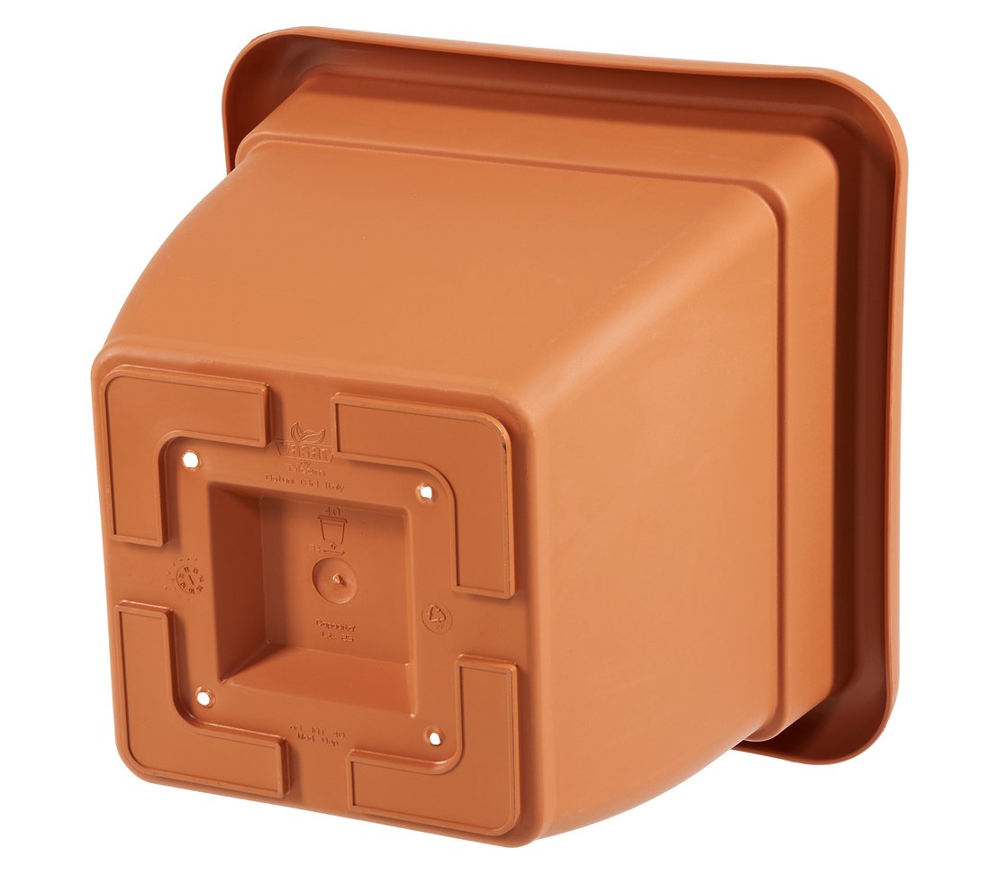 Dehner Krea Pflanztopf Kunststoff Terracotta 45cm