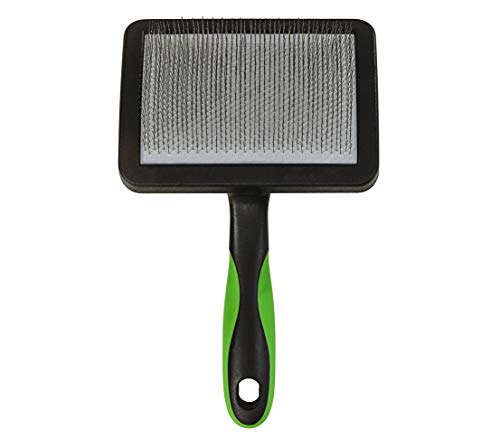 Dehner Softbürste Fellpflege 19cm schwarz Hund Katze sanft