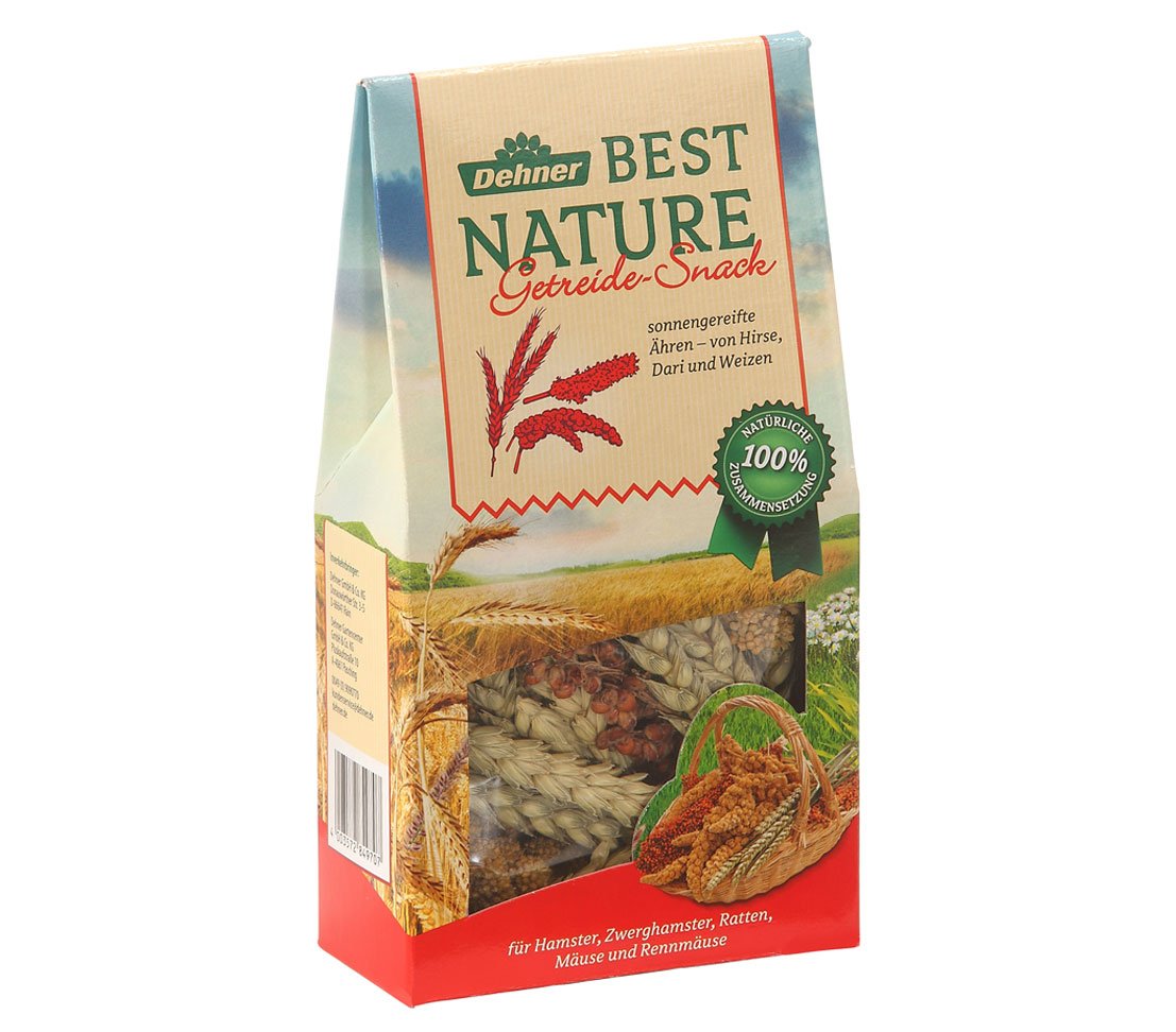 Dehner Best Nature Nagersnack Getreideähren-Mix 3x50 g