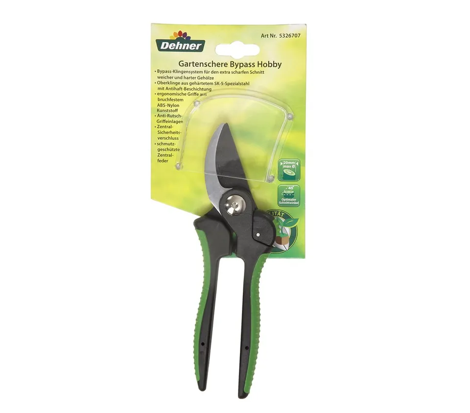 Dehner Hobby Gartenschere Bypass 28 cm bis 2 cm
