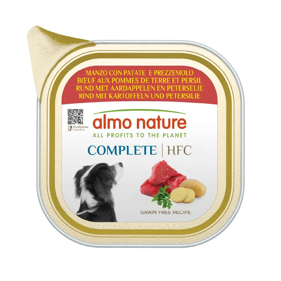 Almo Nature HFC Complete Hundenassfutter Rind 11x150g getreidefrei