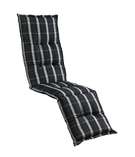 Dehner Lancy Relaxauflage Liegeauflage grau 175x50x8 cm