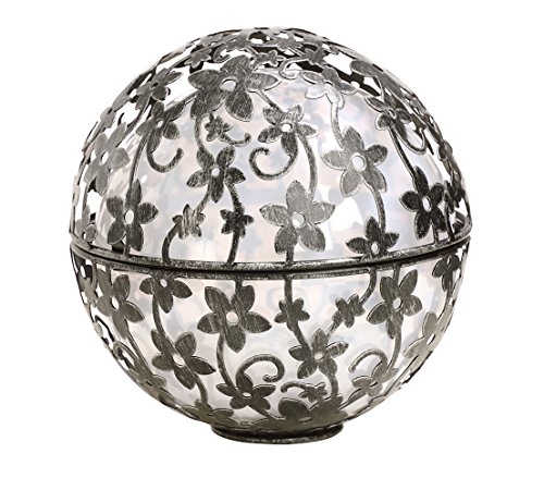 Dehner Premium Lovely Kugel Blume Solarleuchte Ø 15 cm Farbwechsel