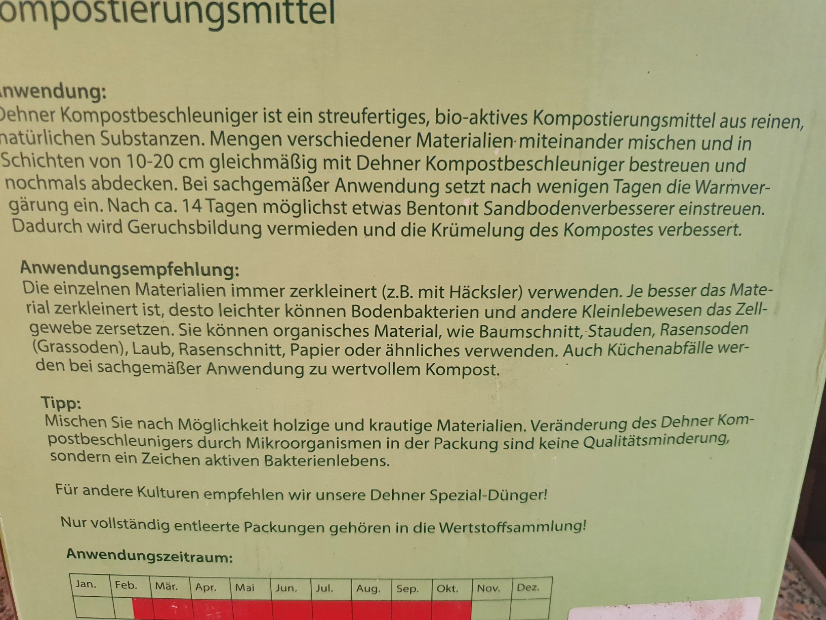 Dehner Bio Kompostbeschleuniger Naturdünger 5 kg
