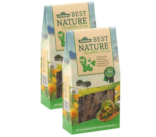 Dehner Best Nature Nagersnack Löwenzahn 2x90 g
