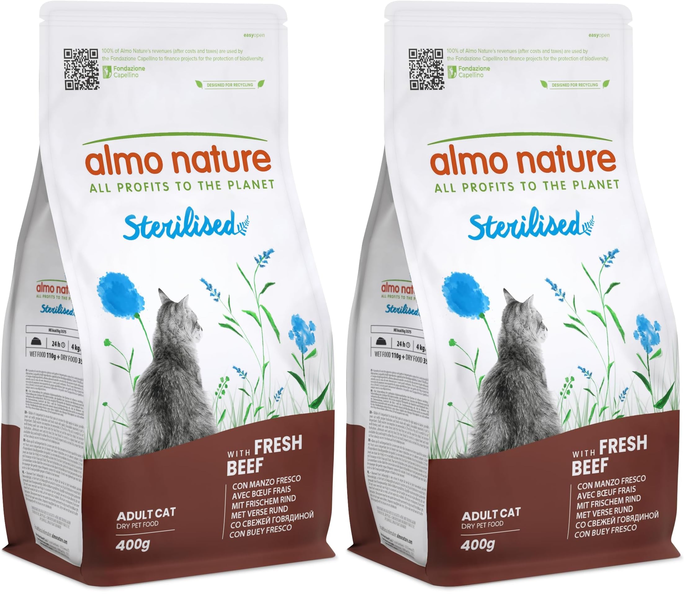 Almo Nature Sterilised Trockenfutter Rind Reis 2 kg sterilisiert