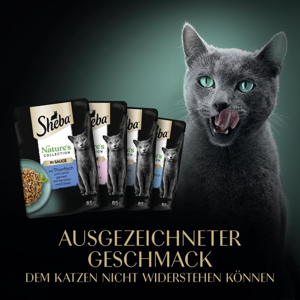 Sheba Nature's Collection Fisch Nassfutter 48x85g in Sauce
