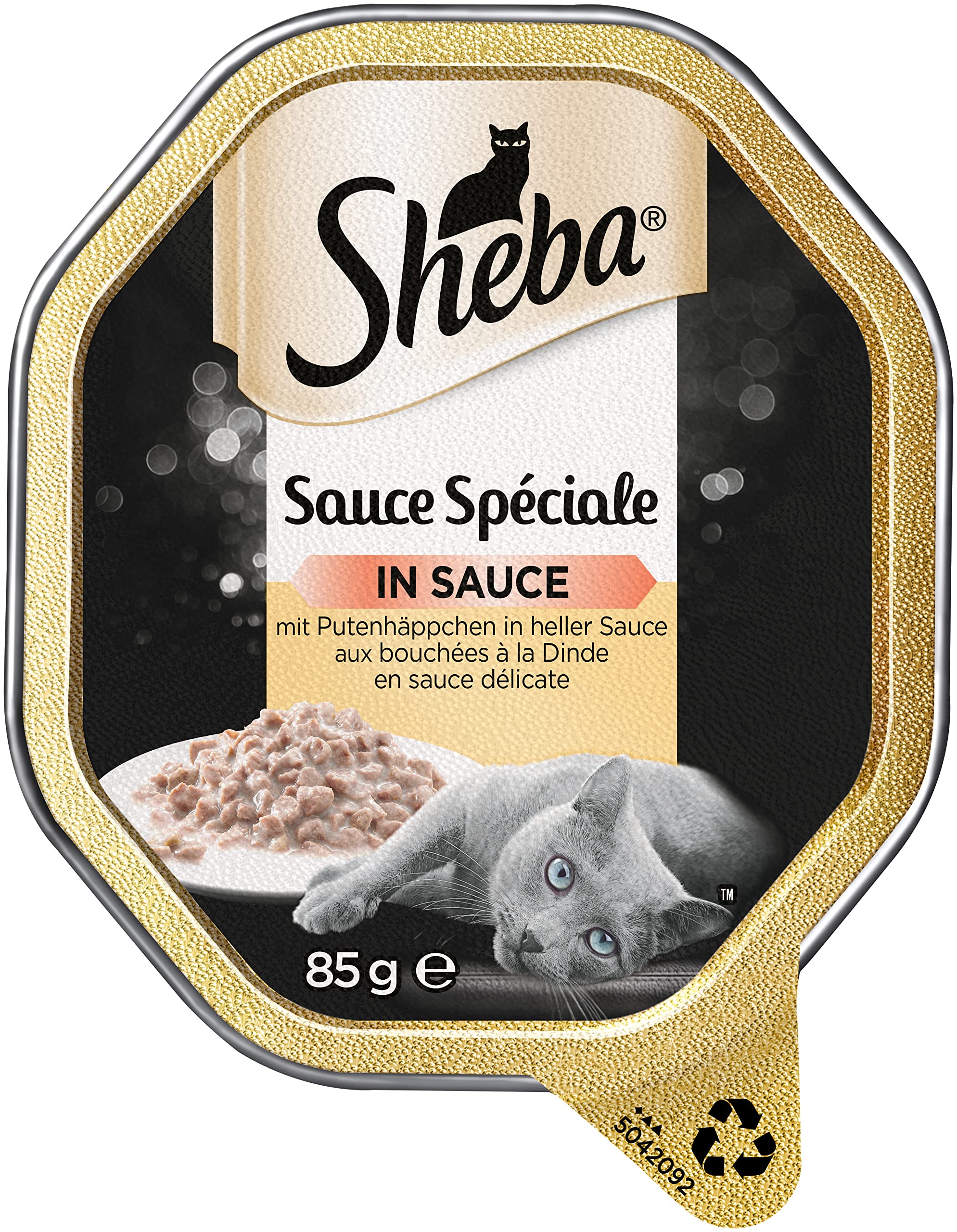Sheba Sauce Spéciale Pute Nassfutter 22x85g helle Sauce