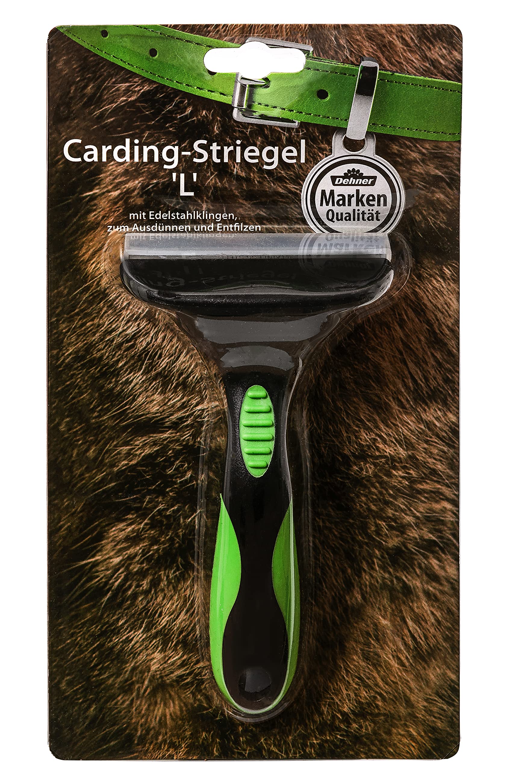 Dehner Carding-Striegel XL Edelstahl Entfilzen