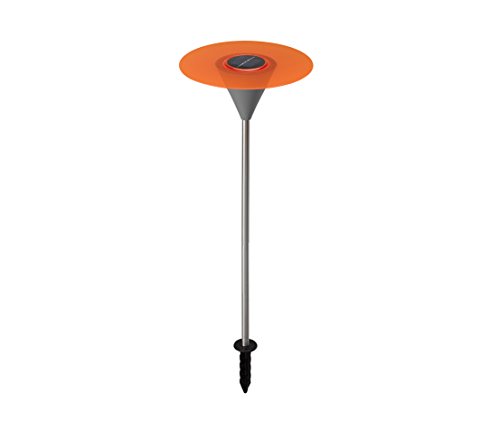 Dehner Disc Solarleuchte 49 cm orange wetterfest