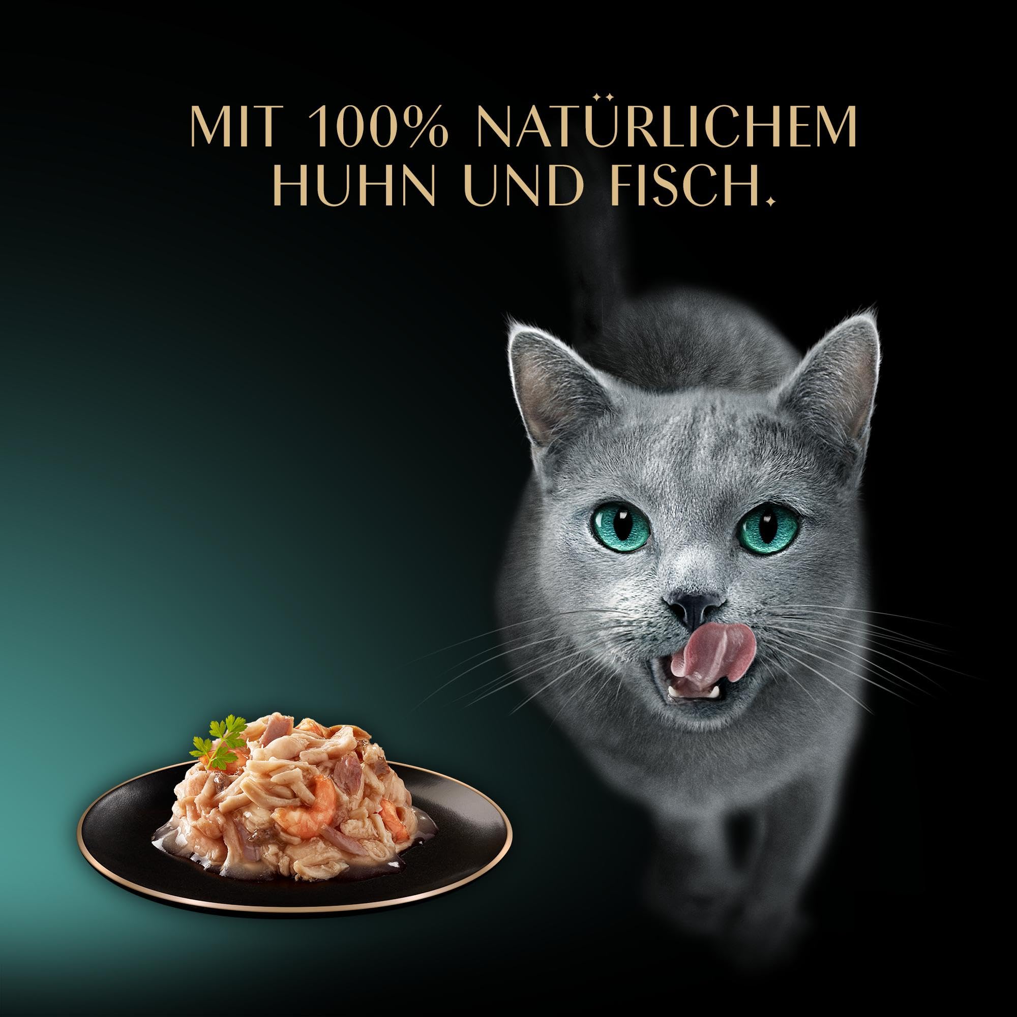 Sheba Filets Huhn Hochseefisch Garnelen Nassfutter 16x60g Sauce