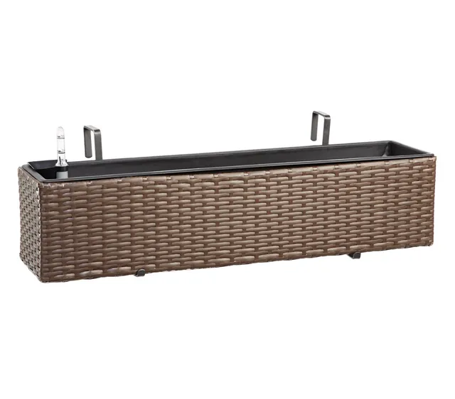 Dehner Premium Lovely Blumenkasten Florenz braun 80 cm