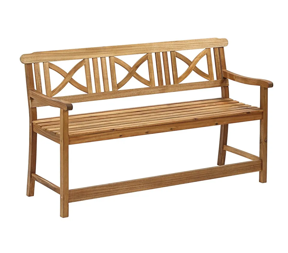 Dehner Premium Lovely Malmö Gartenbank 3-Sitzer Akazie
