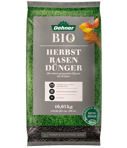 Dehner Bio Herbst-Rasendünger 10,05 kg für 200 qm organisch