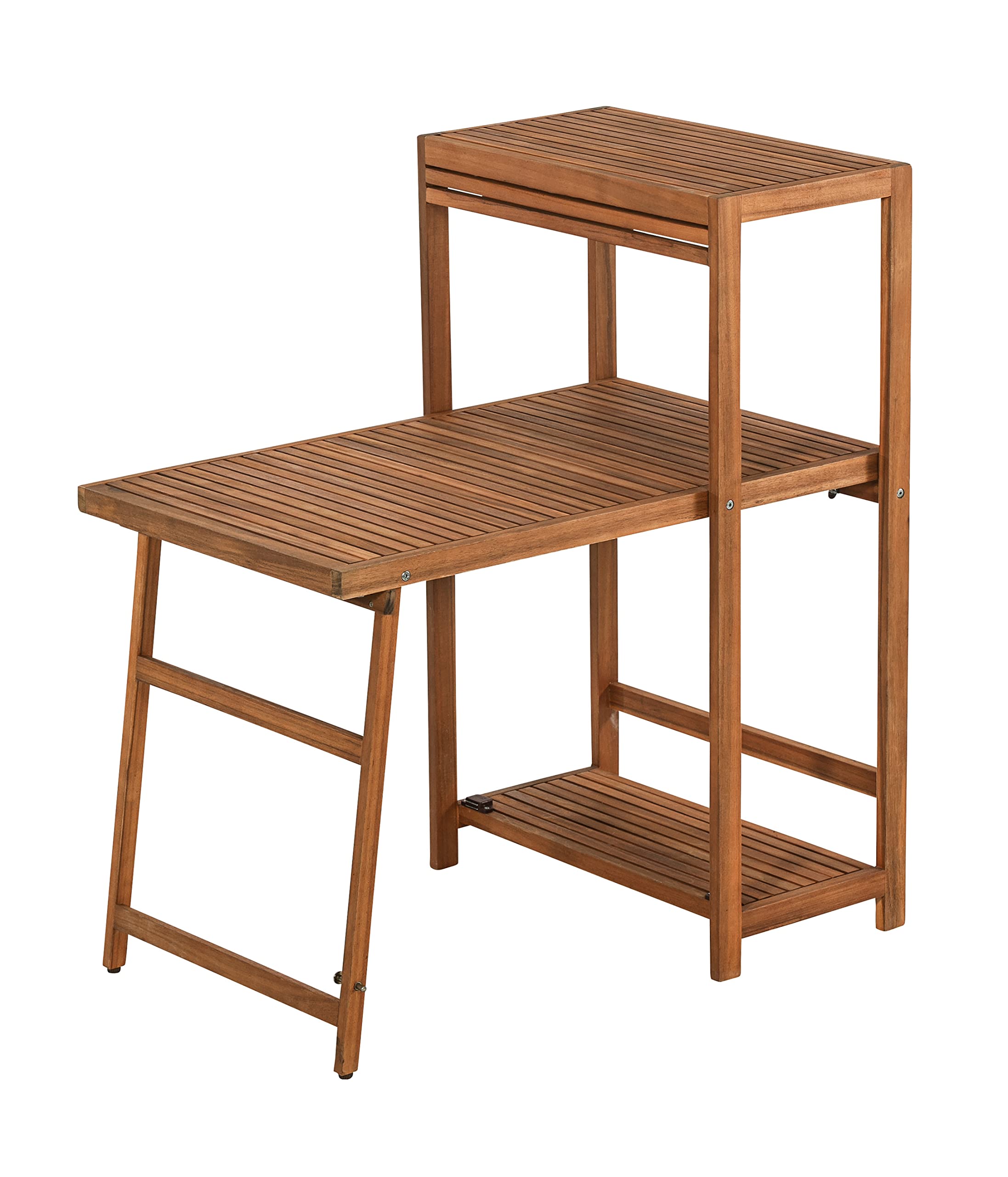 Dehner Neapel Balkonset Akazienholz braun Klapptisch 3-teilig