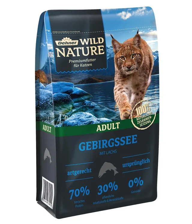Dehner Wild Nature Gebirgssee Trockenfutter 1,5 kg Lachs getreidefrei