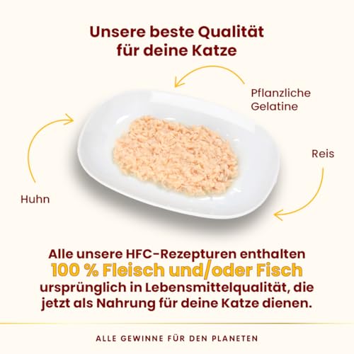Almo Nature HFC Jelly Huhn Nassfutter 24x70g Monoprotein