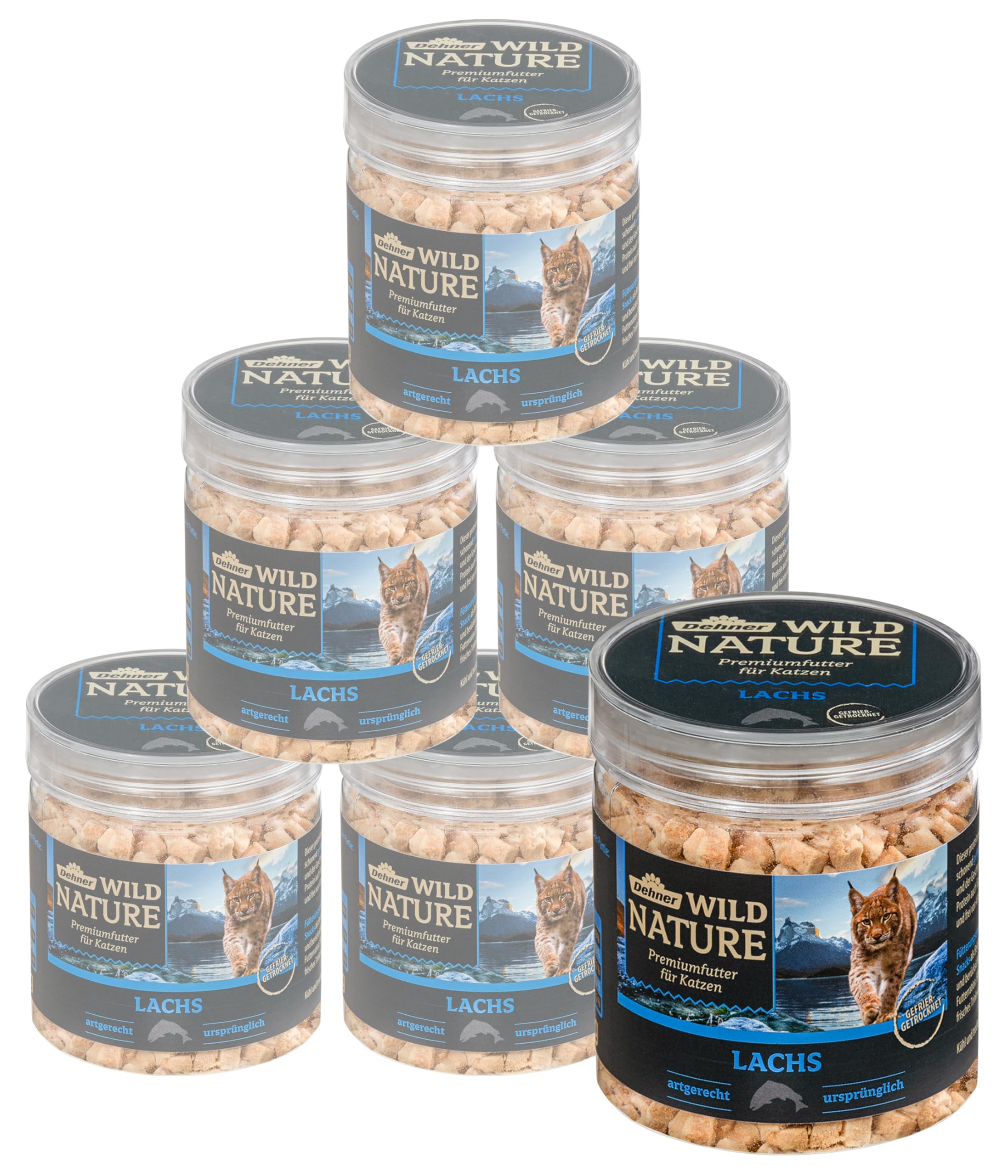 Dehner Wild Nature Ente Katzensnack 6x20g gefriergetrocknet