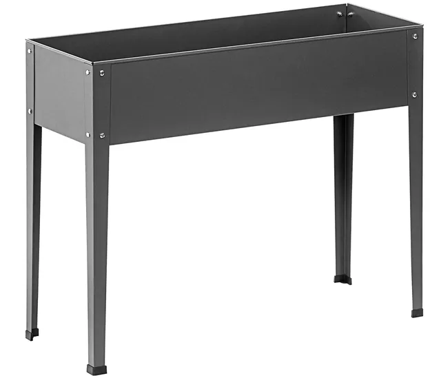 Dehner Premium Lovely Münster Hochbeet Stahl grau 100cm