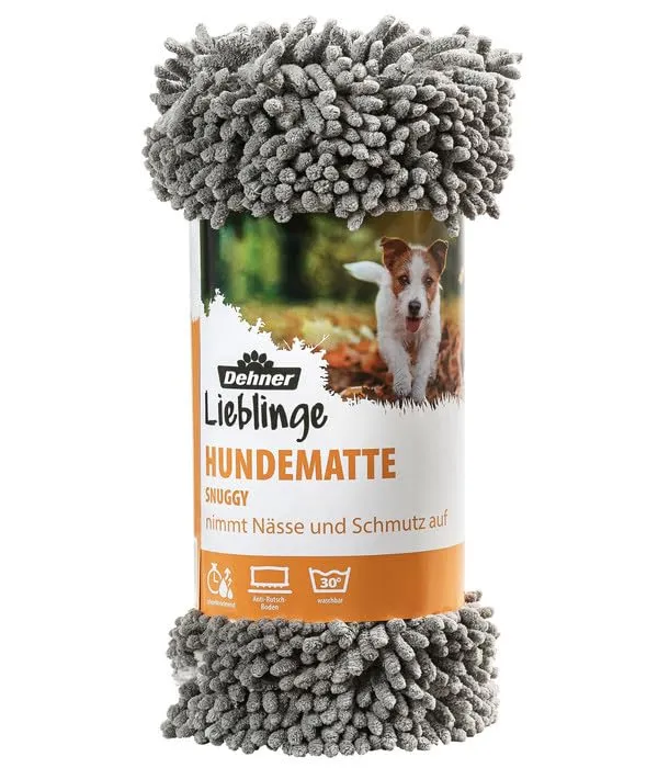 Dehner Lovely Snuggy Hundematte Polyester 61x46 cm grau