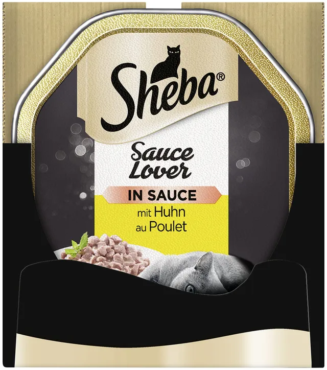 Sheba Sauce Lover Huhn Nassfutter 22x85g Sauce