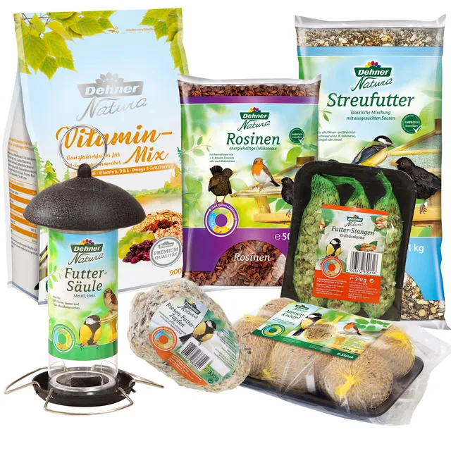 Dehner Natura Premium Wildvogelfutter Starterset 7-teilig energiereich