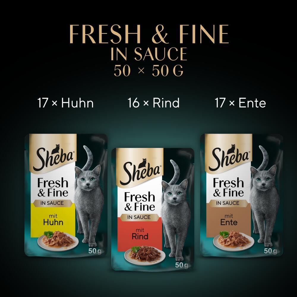 Sheba Fresh & Fine Huhn Nassfutter Gravy Multipack