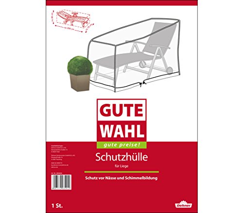 Dehner Gute Wahl Schutzhülle Gartenliege 200 cm transparent