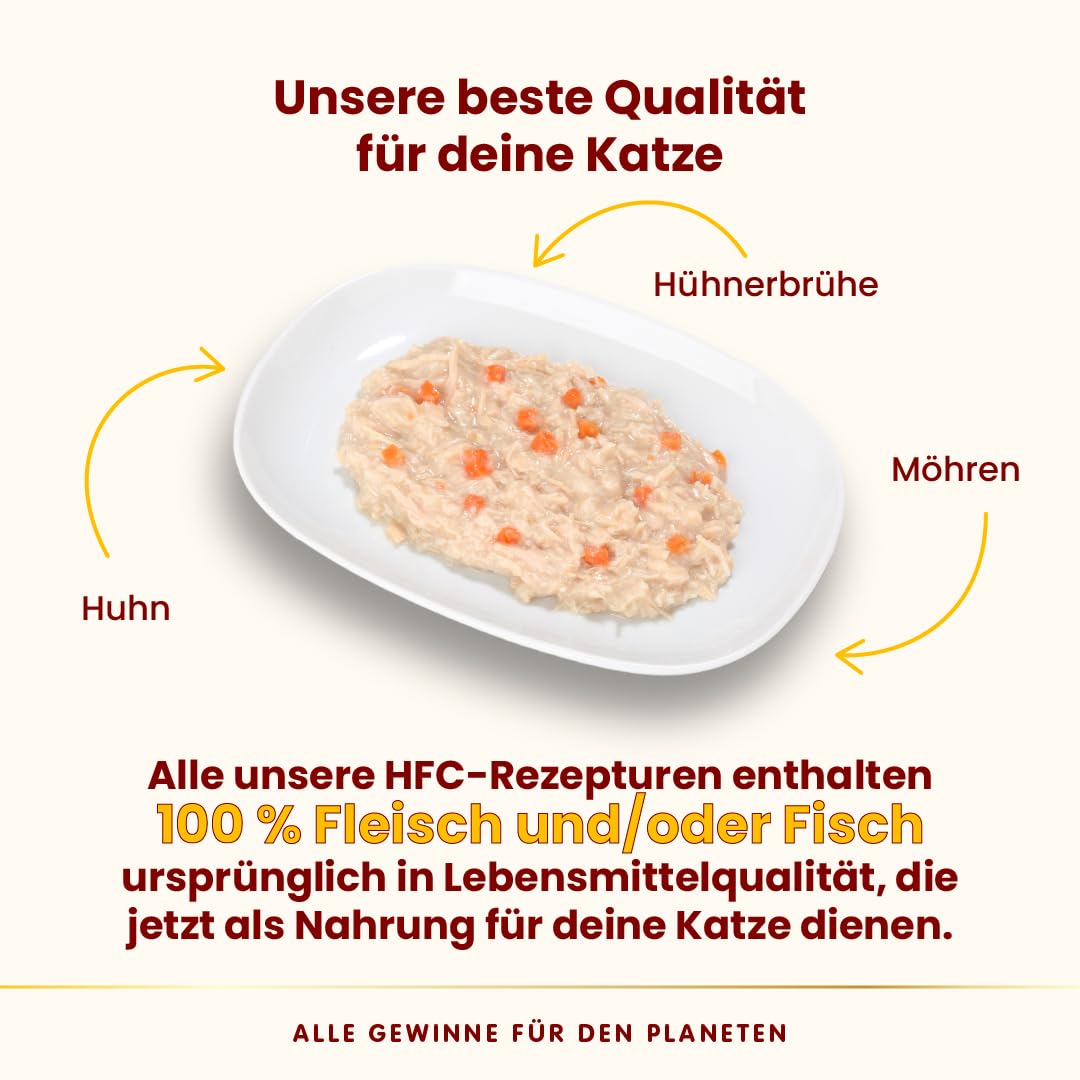Almo Nature HFC Complete Katzennassfutter Huhn 24x70g