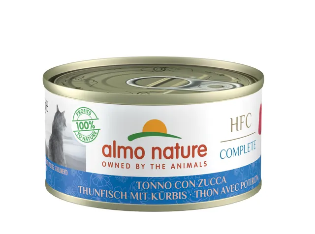 Almo Nature HFC Complete Nassfutter Thunfisch 24x70g Kürbis