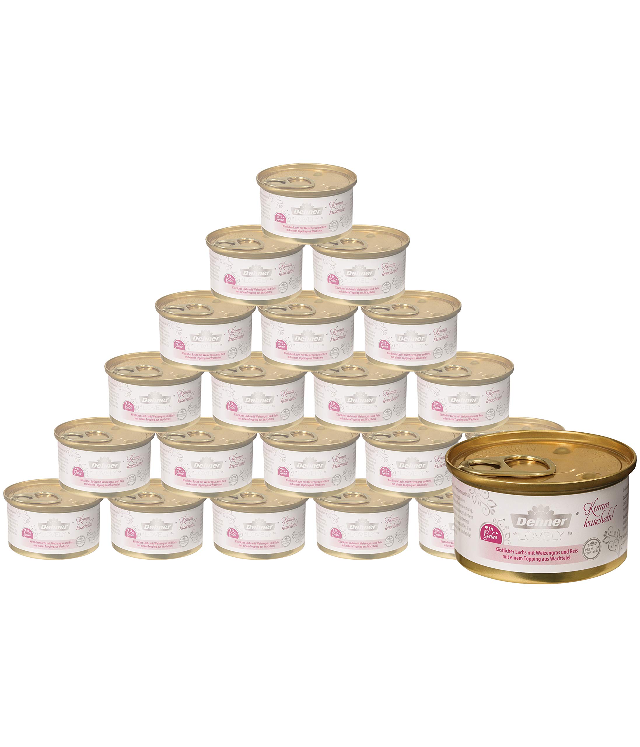 Dehner Lovely Adult Nassfutter Hühnerschenkel Reis 24x70g zart