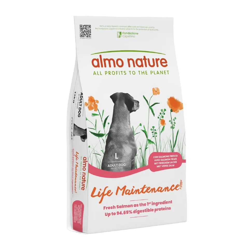 Almo Nature Life Maintenance L Trockenfutter Lachs 12 kg