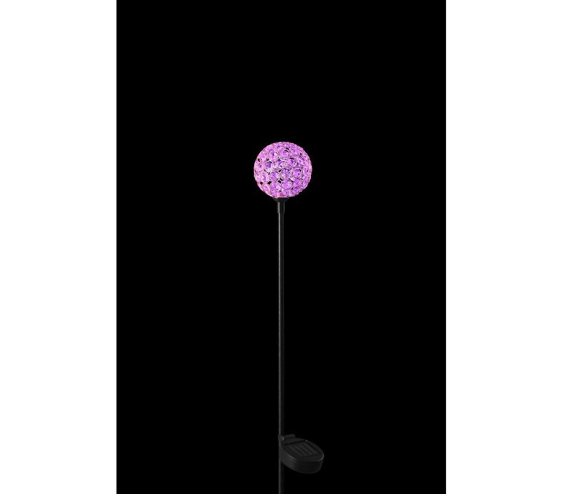 Dehner Premium Lovely Diamant Solar Dekostab 4er kupfer schwarz 120cm