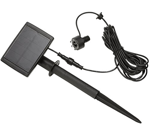 Dehner Premium Lovely Solar LED-Leuchte schwarz weißes Licht