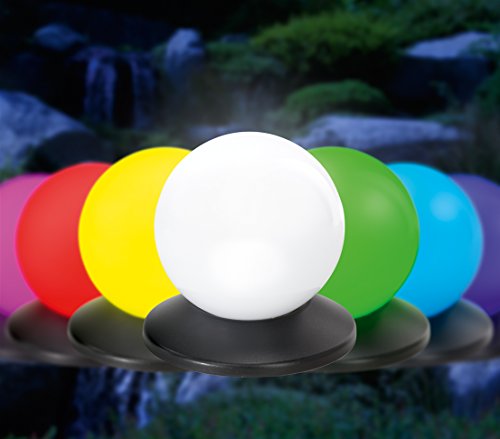Dehner Living Leuchtkugel Solar Ø 14 cm 7 Farben