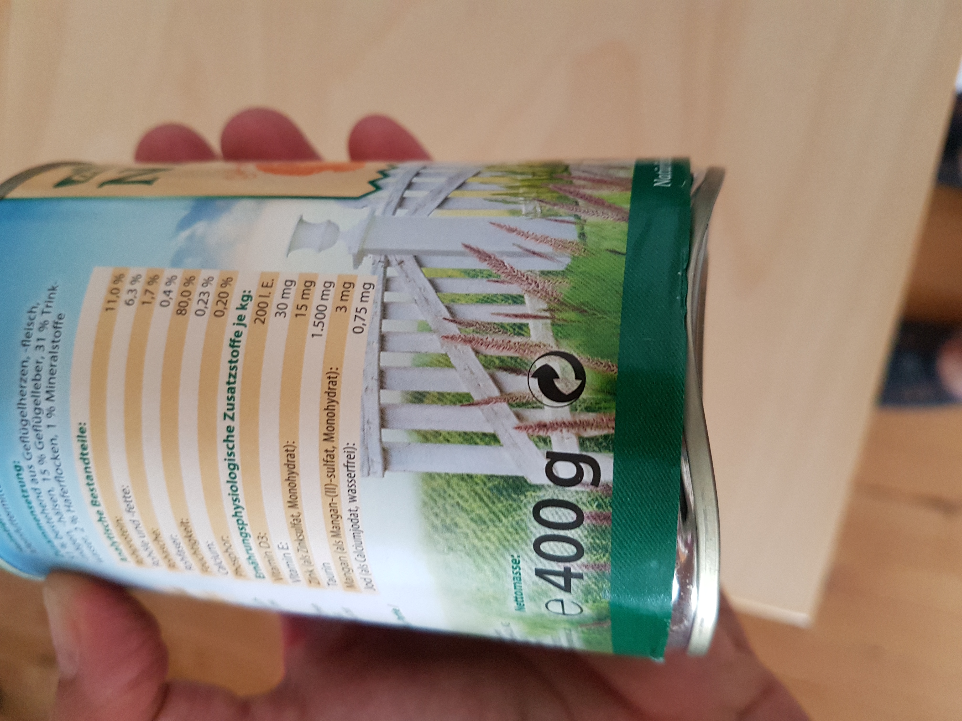 Dehner Best Nature Adult Geflügelleber Nassfutter 6x400g